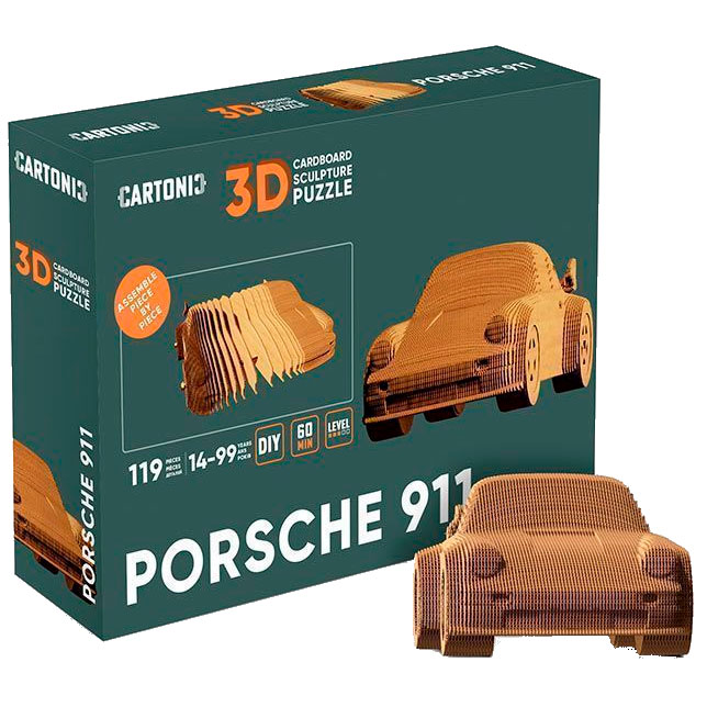 3D пазл CARTONIC PORSCHE 911 119 ел (CARTPOR) Пазли чотиривимірний