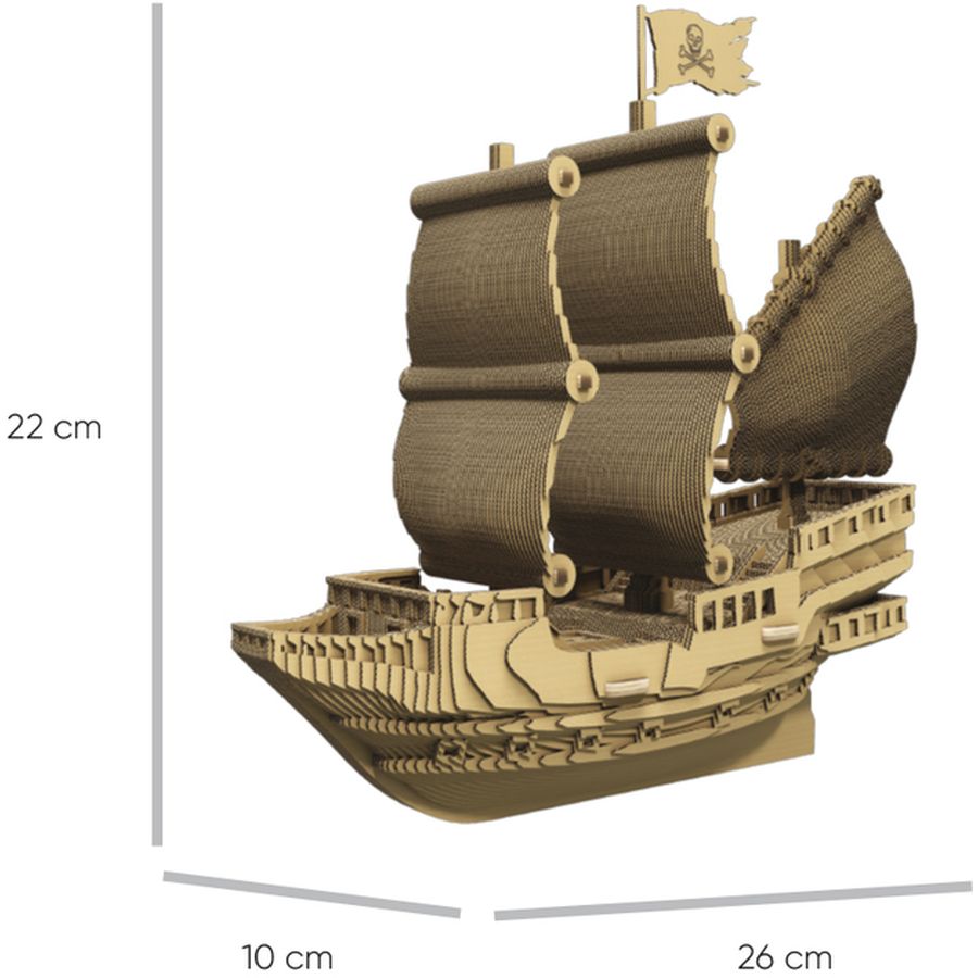 3D пазл Cartonic Pirate Ship (CARTSHIP) Для кого універсально