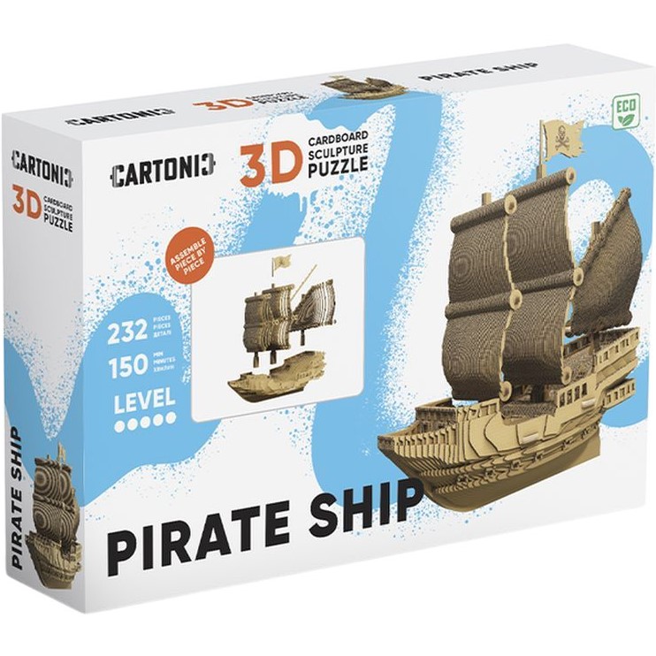 Замовити 3D пазл Cartonic Pirate Ship (CARTSHIP)