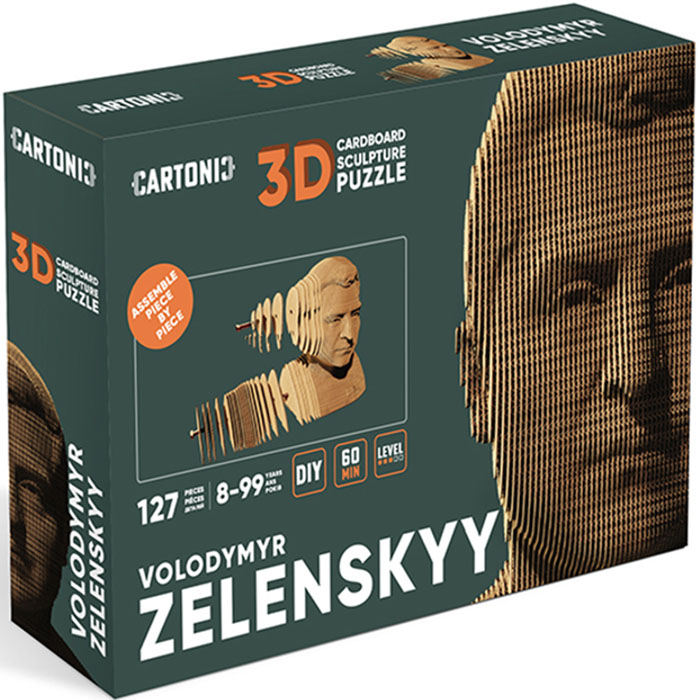 Фото 3D пазл-конструктор CARTONIC 3D Puzzle ZEL Зеленский (CARTMZEL)