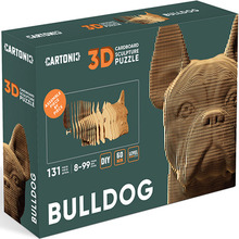 3D пазл-конструктор CARTONIC 3D Puzzle Bulldog Бульдог (CARTMBDG)