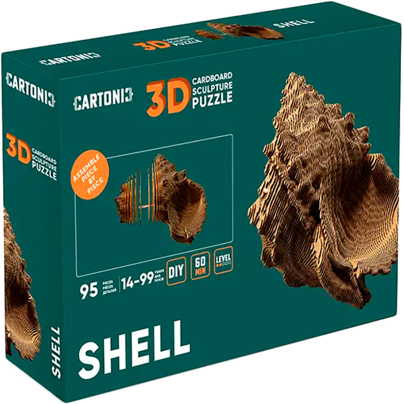 Пазл CARTONIC 3D Shell (CARTSHELL) Тематика пазла водний світ