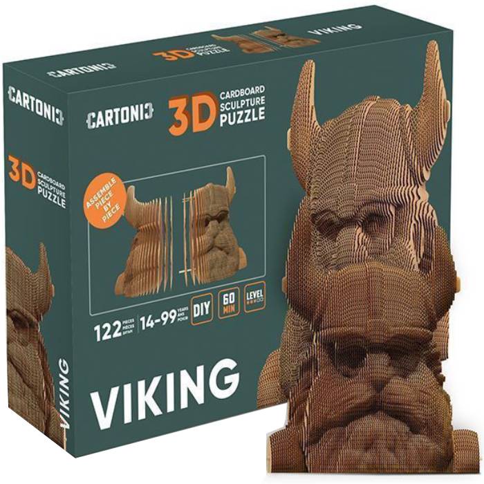 3D пазл Cartonic 3D Puzzle Viking Картонний 122 ел (CARTVIK) Пазли тривимірний