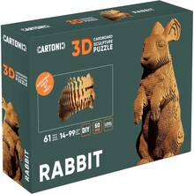 Картонный 3D пазл CARTONIC Rabbit (CARTRAB)