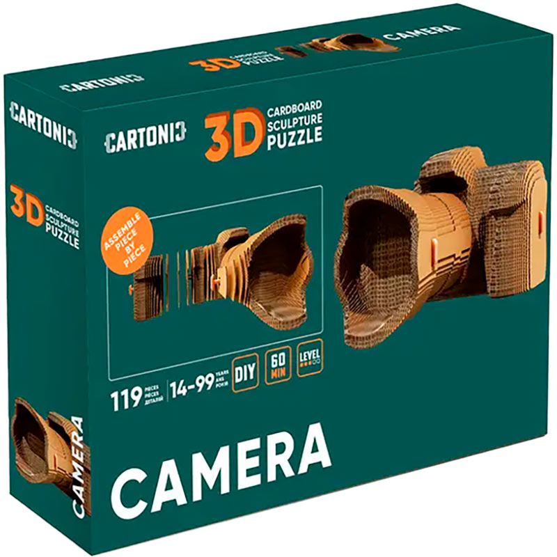 Пазл CARTONIC 3D Camera (CARTCAM) Тематика пазла інше