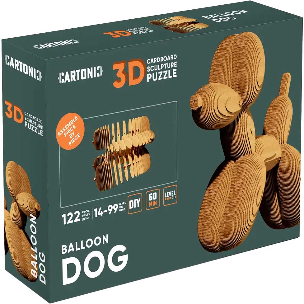 Картонний 3D пазл CARTONIC Balloon dog (CARTBAL) Вік від 14 років