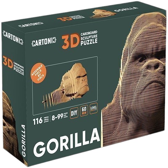 3D пазл CARTONIC GORILLA 116 ел (CARTMGRL) Пазли тривимірний