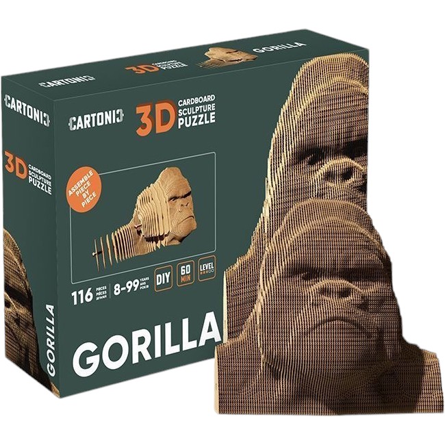 3D пазл CARTONIC GORILLA 116 ел (CARTMGRL) Вік від 8 років