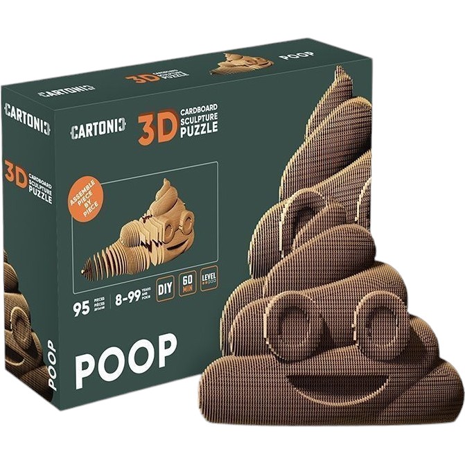 3D пазл CARTONIC POOP 95 ел (CARTMPOO) Пазли тривимірний