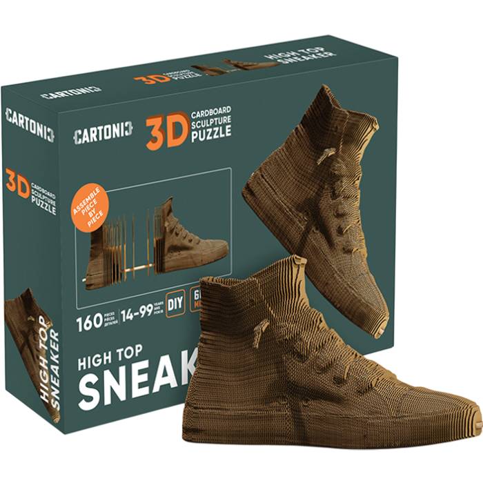 3D пазл Cartonic 3D Puzzle High Top Sneaker 160 ел (CARTHTSNK) Пазли тривимірний