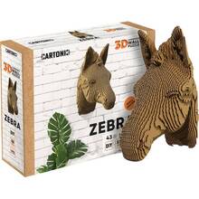 3D пазл Cartonic 3D Puzzle Zebra настінний 43 ел (CWZEB)