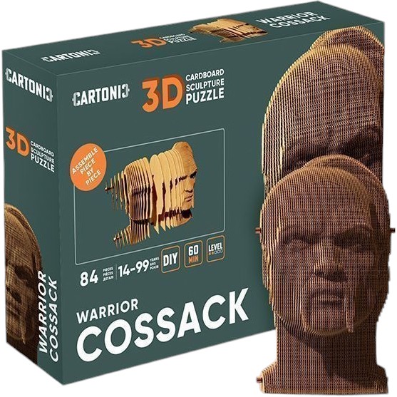 Зовнішній вигляд 3D пазл CARTONIC COSSACK WARRIOR 84 ел (CARTCOSS)