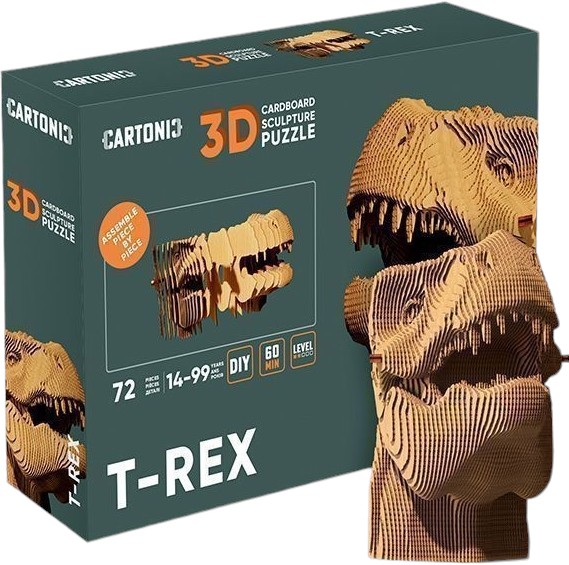 3D пазл CARTONIC T-REX 72 ел (CARTREX) Вік від 14 років