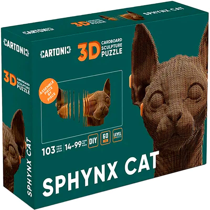 Пазл CARTONIC 3D Sphynx cat Пазли тривимірний