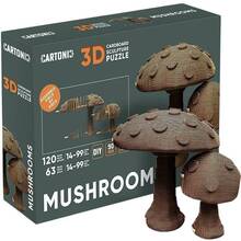 Картонный 3D пазл CARTONIC Puzzle MUSHROOMS (CARTMUSH)