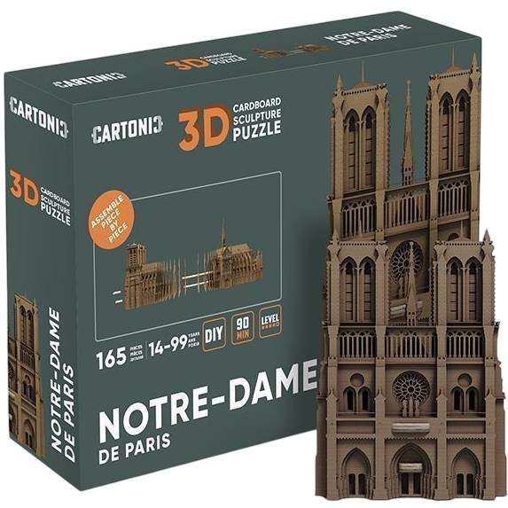 Картонный 3D пазл CARTONIC Puzzle NOTRE-DAME DE PARIS (CARTNOTRE) Пазлы трехмерный