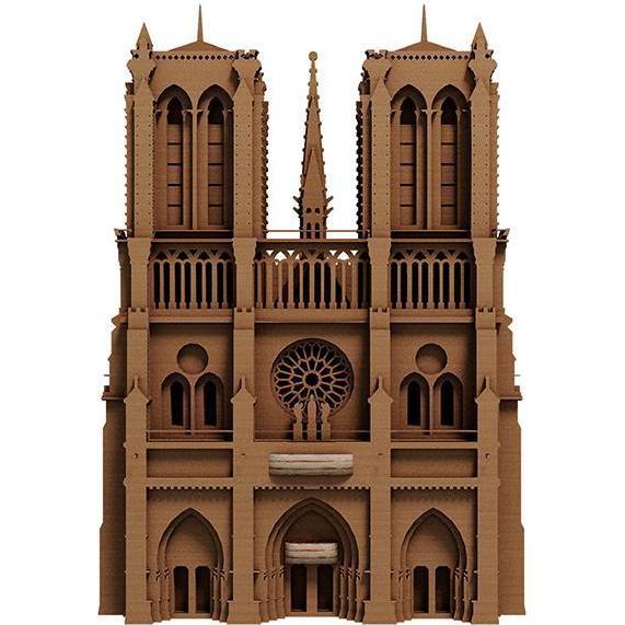 Картонний 3D пазл CARTONIC Puzzle NOTRE-DAME DE PARIS (CARTNOTRE) Для кого універсально