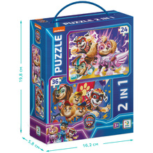 Разл DODO 2 в 1 Paw Patrol Сохраняем мир в безопасности! 36+24 эл (200573)
