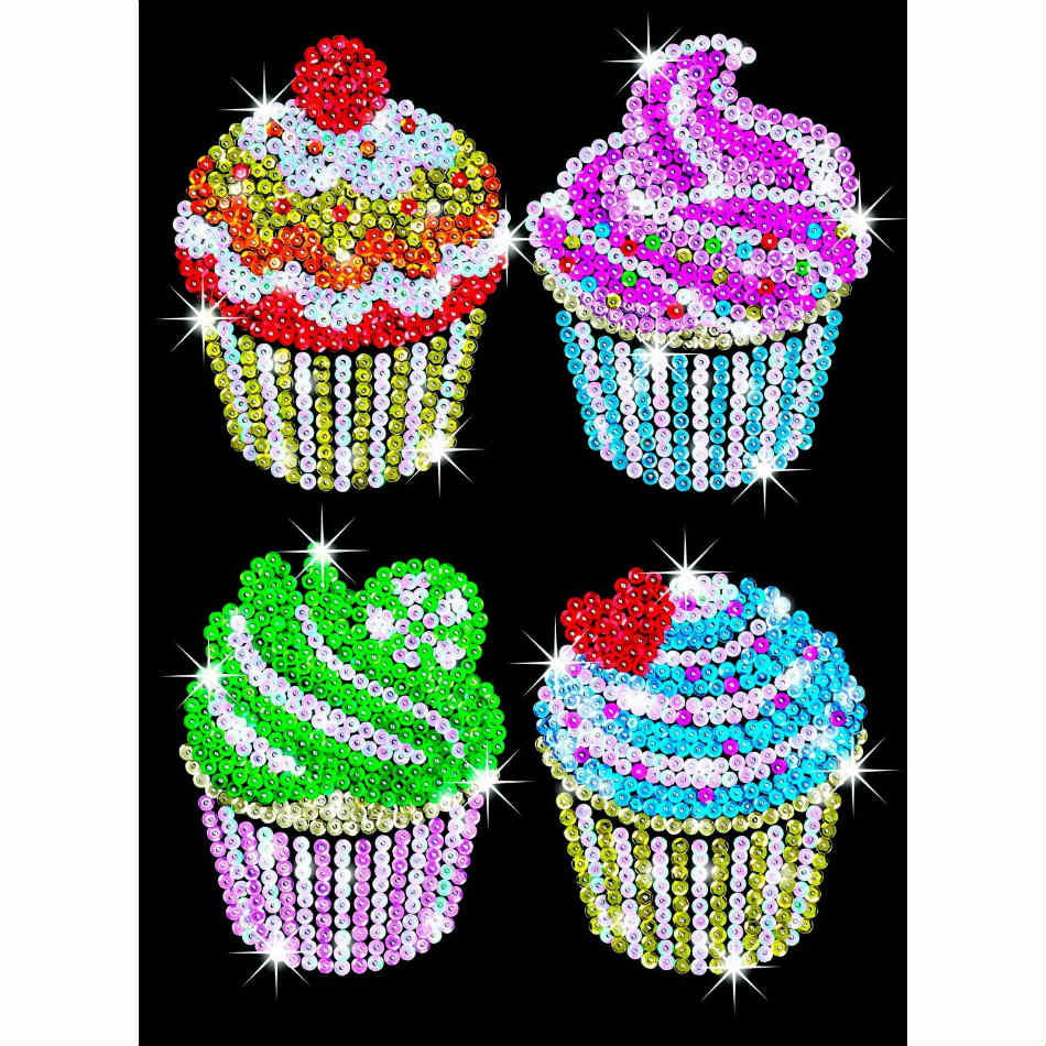 Набір для творчості SEQUIN ART BLUE Cupcakes SA1130 Вік від 8 років