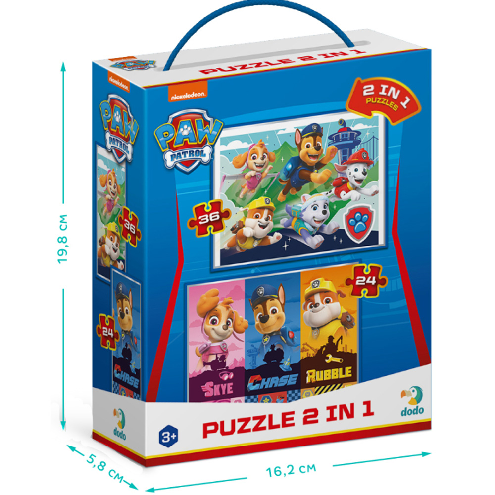 Пазл DODO 2 у 1 Paw Patrol. Такі цуценята хороші 36 + 24 ел (200561) Вік від 3 років