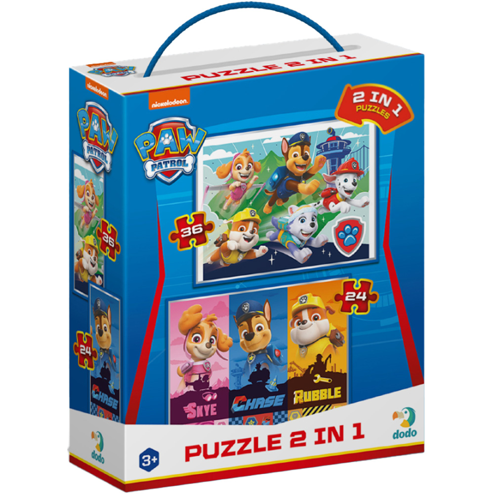 Пазл DODO 2 у 1 Paw Patrol. Такі цуценята хороші 36 + 24 ел (200561) Предмет вивчення зоологія 
