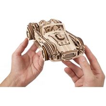 3D-пазл UGEARS Гоночный автомобиль Дрифт Кобра 370 деталей (70161)