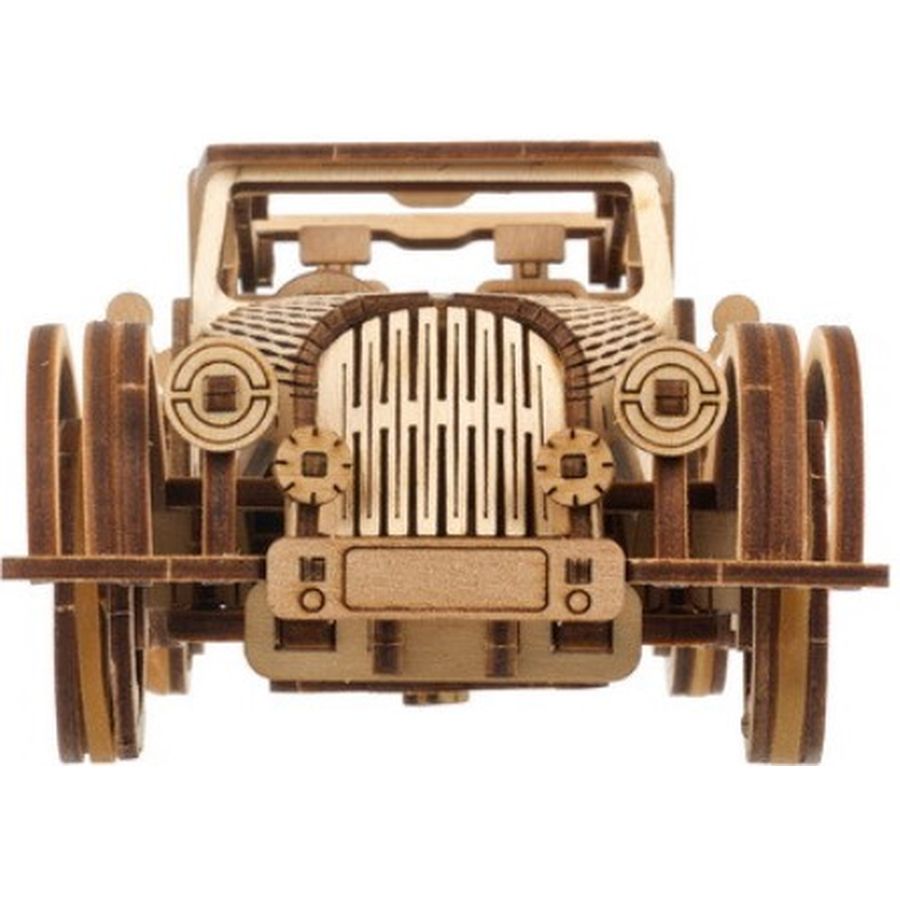 3D-пазл UGEARS Спорткар Спритна миша 226 деталей (70202) Пазли тривимірний