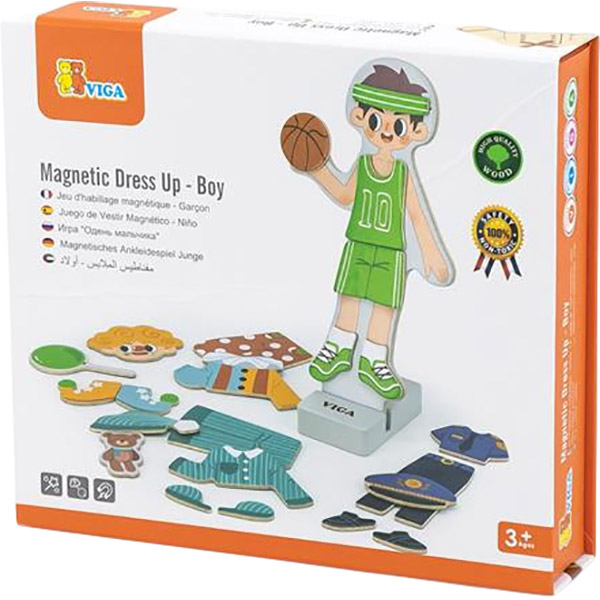 Гра магнітна VIGA TOYS Одягни хлопчика (44636)