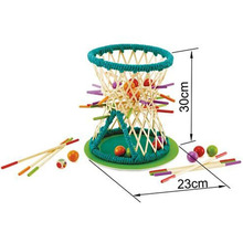 Головоломка из бамбука HAPE Pallina с шариками (E5522)
