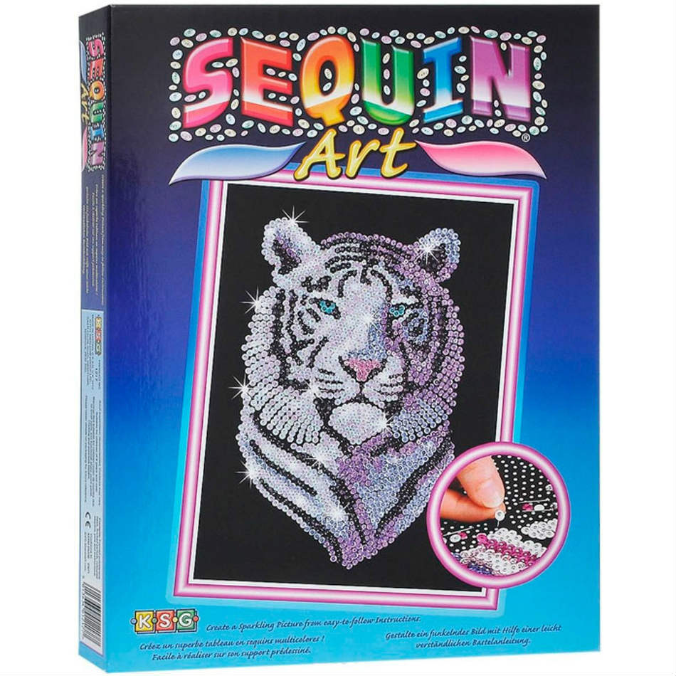 

Набор для творчества SEQUIN ART BLUE Snow Tiger SA1217, BLUE Snow Tiger SA1217