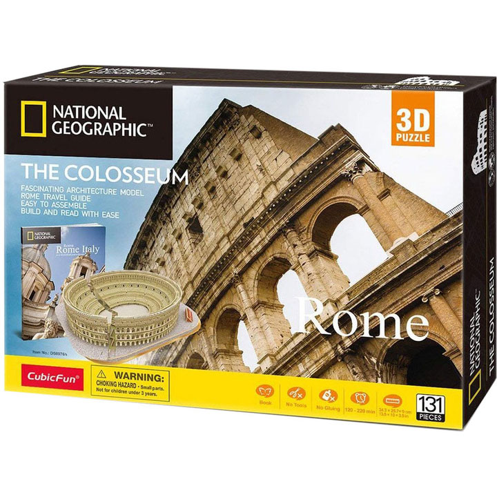 3D пазл CUBIC FUN National Geographic Колизей (DS0976h) Возраст от 8 лет 