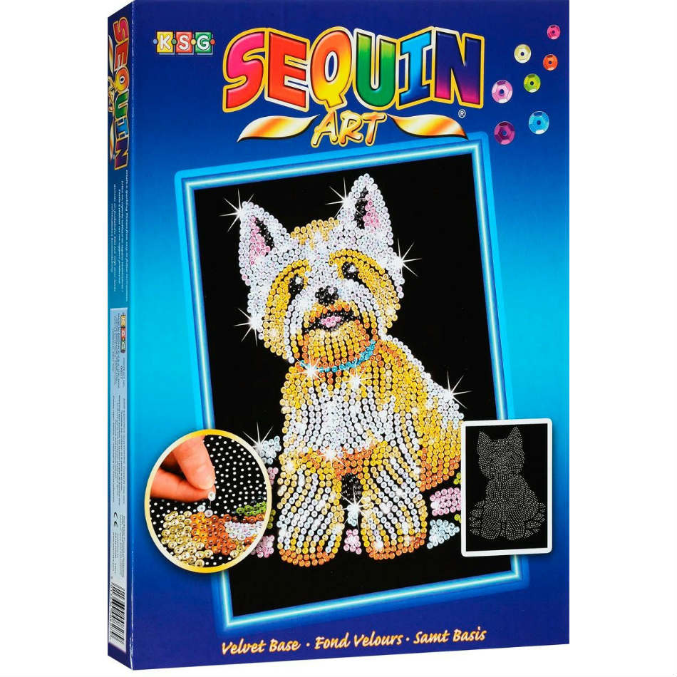 

Набор для творчества SEQUIN ART BLUE Westie SA0827, BLUE Westie SA0827