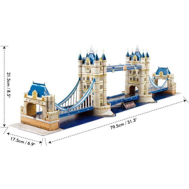 3D пазл CUBIC FUN National Geographic Тауэрский мост (DS0978h) Для кого универсально