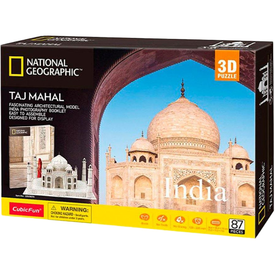 3D пазл CUBIC FUN National Geographic Тадж Махал (DS0981h) Возраст от 8 лет 