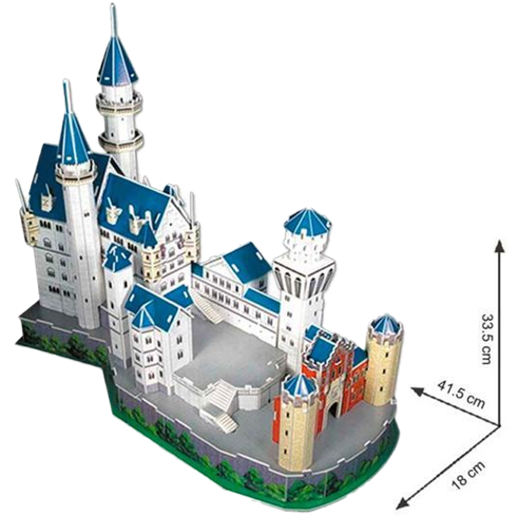 3D пазл CUBIC FUN National Geographic Замок Нойшванштайн (DS0990h) Для кого універсально