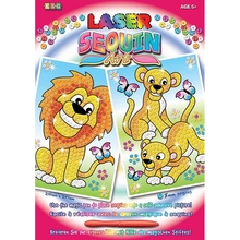 Набор для творчества SEQUIN ART LASER Lions SA1318