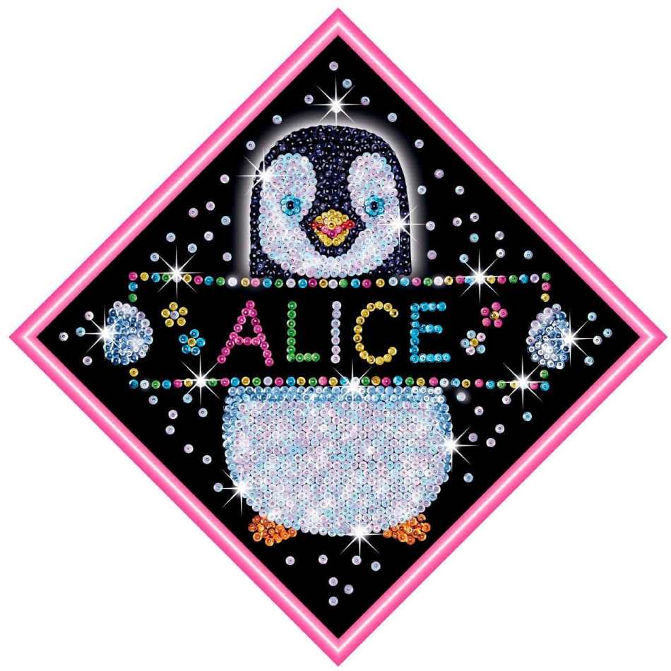Набір для творчості SEQUIN ART MY NAME Penguin SA1206 Для кого для дівчаток