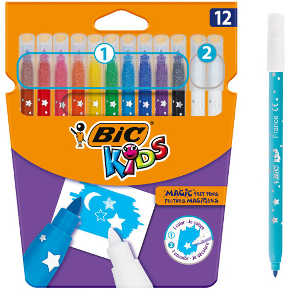 Набір фломастерів BIC MAGIC 12 шт (9202962) Вік від 10 років