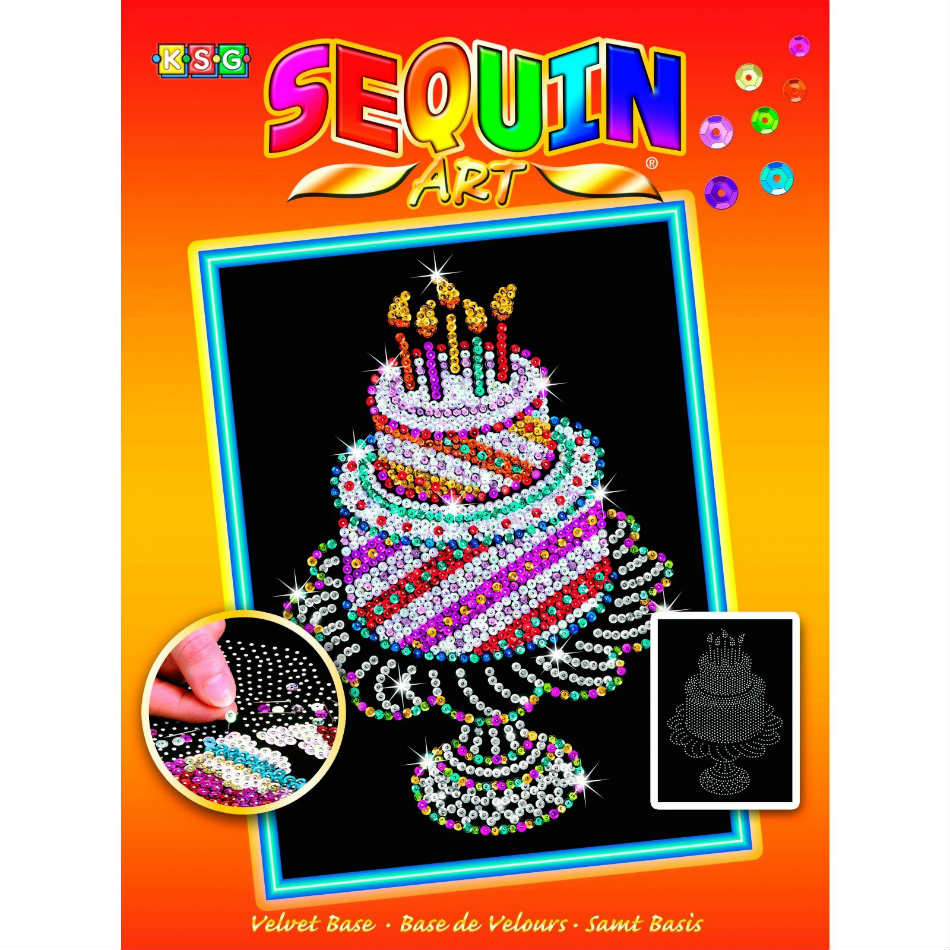 Набір для творчості SEQUIN ART ORANGE Birthday Cake SA1506