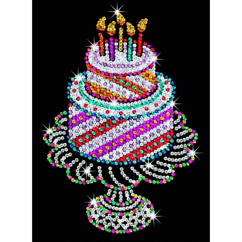 Набір для творчості SEQUIN ART ORANGE Birthday Cake SA1506 Для кого універсально