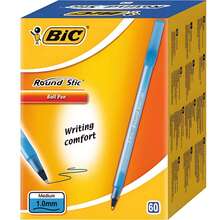 Набор ручек BIC Round Stic 60 шт Синий (934598)