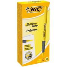 Набор текстовых маркеров BIC Highlighter Grip 12 шт (811935)