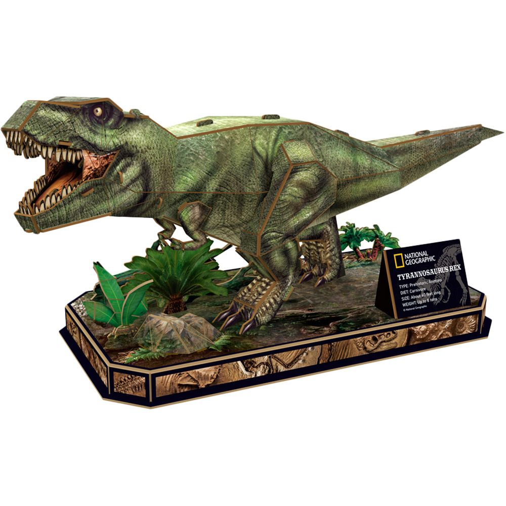 3D пазл CubicFun National Geographic Dino Тиранозавр Рекс (DS1051h) 52 ел (6944588210519)