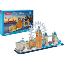 3D пазл CubicFun City Line London (MC253h) (6944588202538)