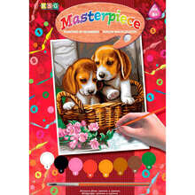 Набор для творчества SEQUIN ART JUNIOR Basket of Puppies SA1042