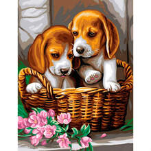 Набор для творчества SEQUIN ART JUNIOR Basket of Puppies SA1042