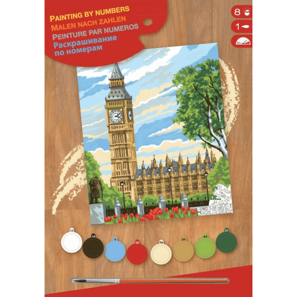 

Набор для творчества SEQUIN ART JUNIOR Big Ben SA1331, JUNIOR Big Ben SA1331