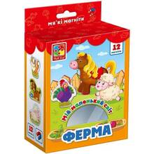 Набор магнитов Vladi Toys Мой маленький мир Ферма (VT3106-09)