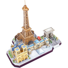 3D пазл CubicFun City Line Paris (MC254h) (6944588202545)