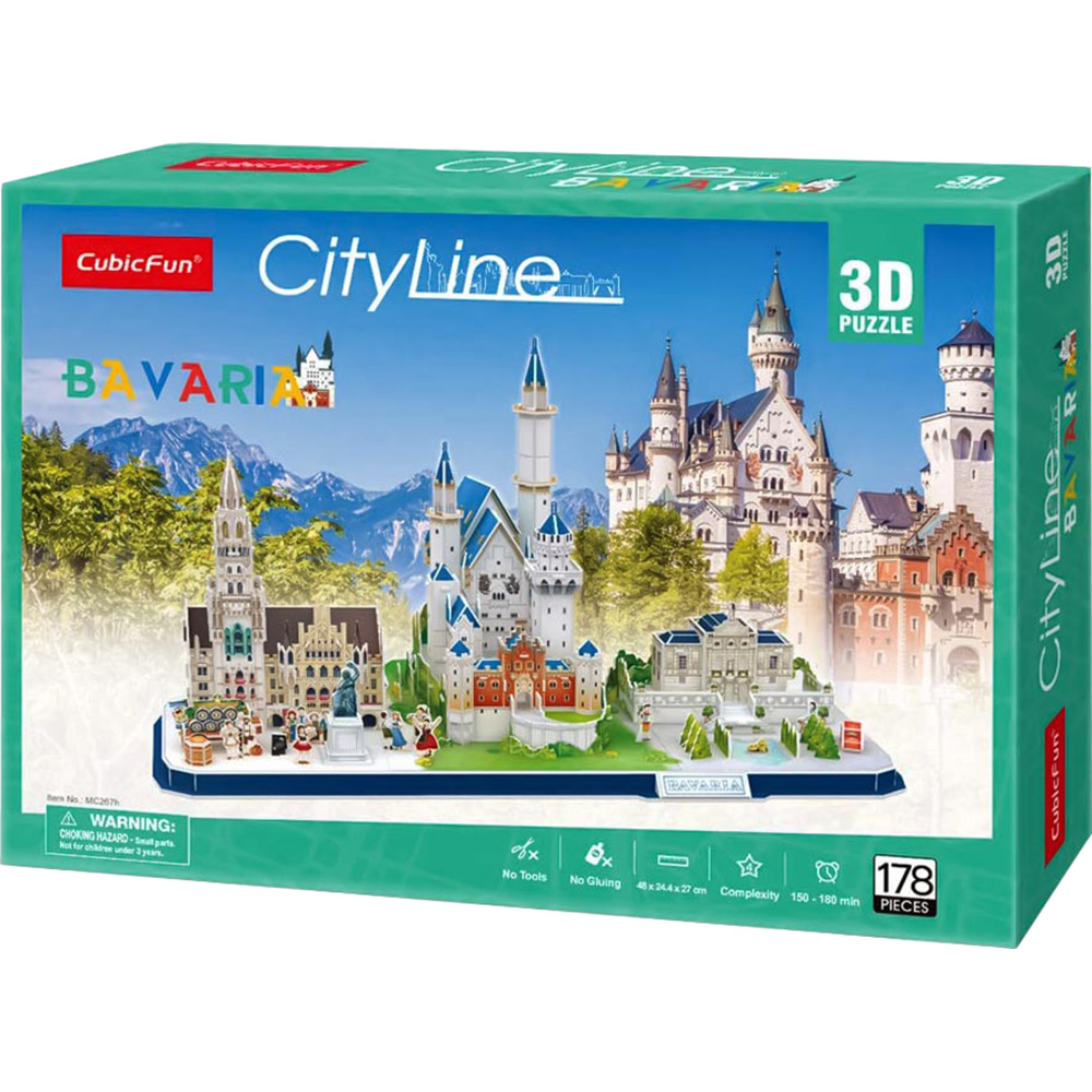 3D CubicFun City Line Баварія (MC267h) (6944588202675) Вік від 7 років